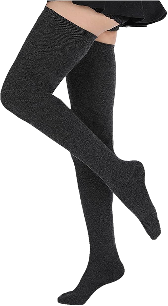 ezfs plus 女式过膝袜,超长加厚过膝棉质靴袜,女童保暖腿套